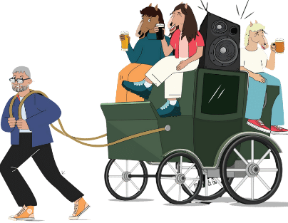 coach and horses abergavenny logo